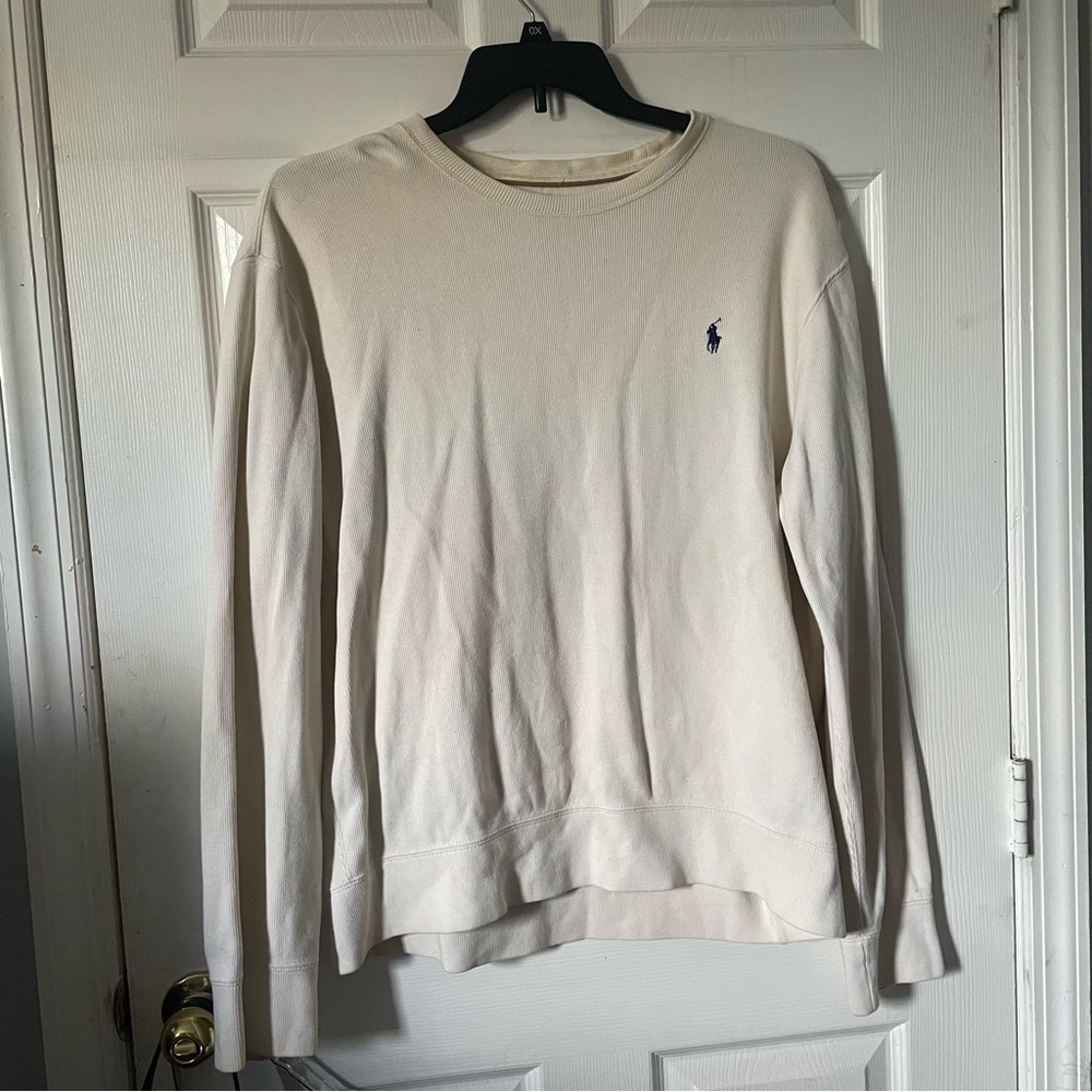 Polo by Ralph Lauren Cream Crewneck Sweater